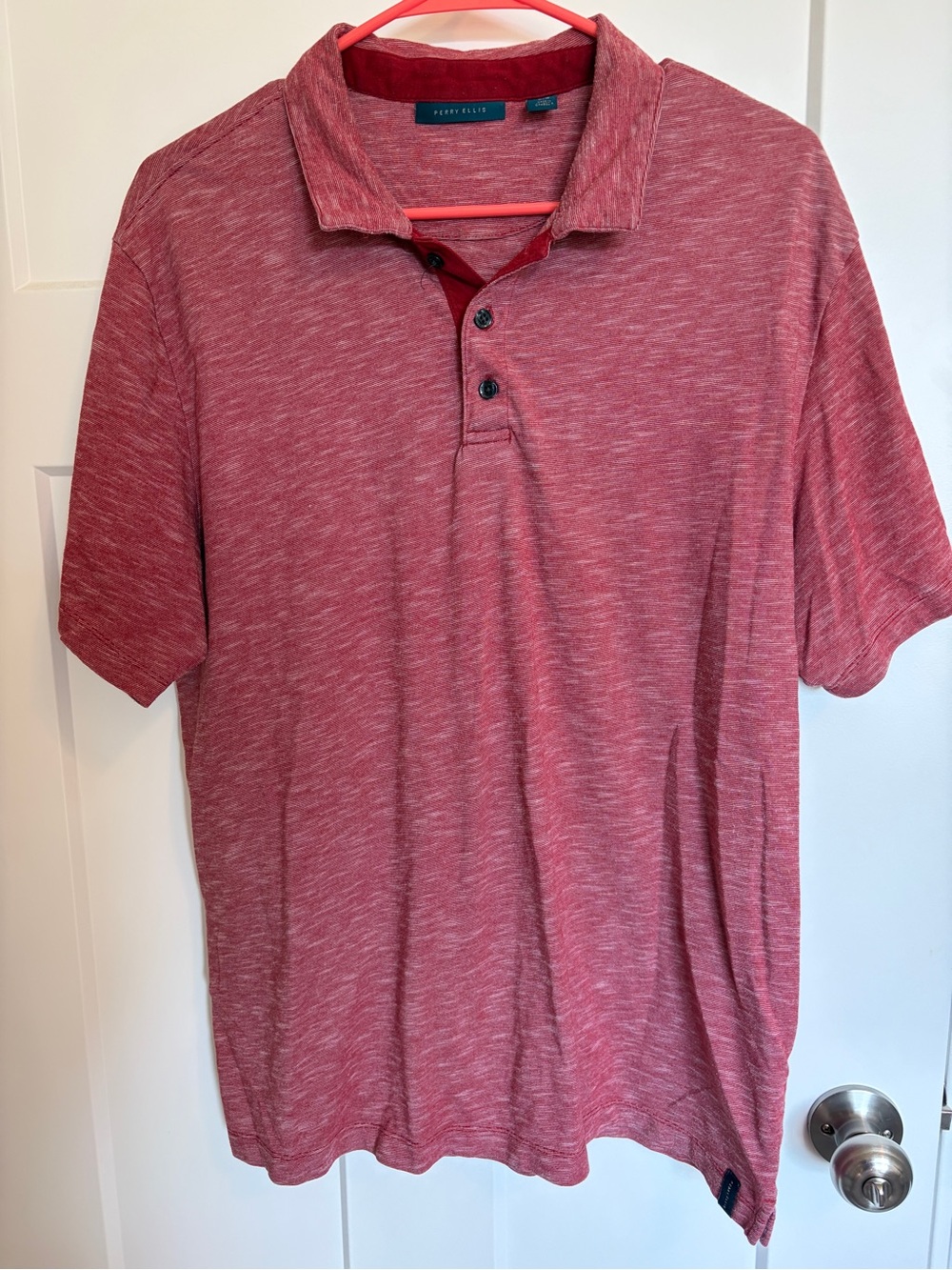 Perry Ellis Men’s Large Polo Red